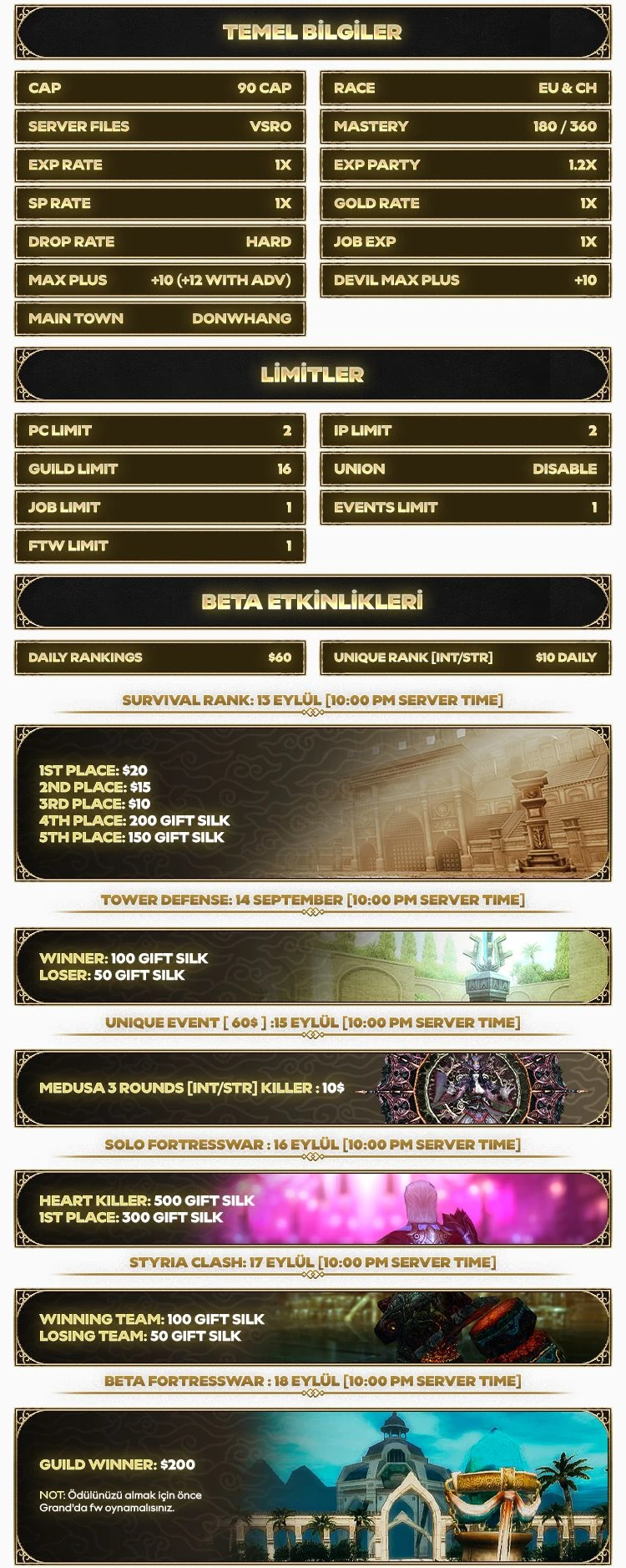 Silkroad Story Classic - Macro | Cap 90 | EU & CH | Long-Term | Grand Opening 19 SEP