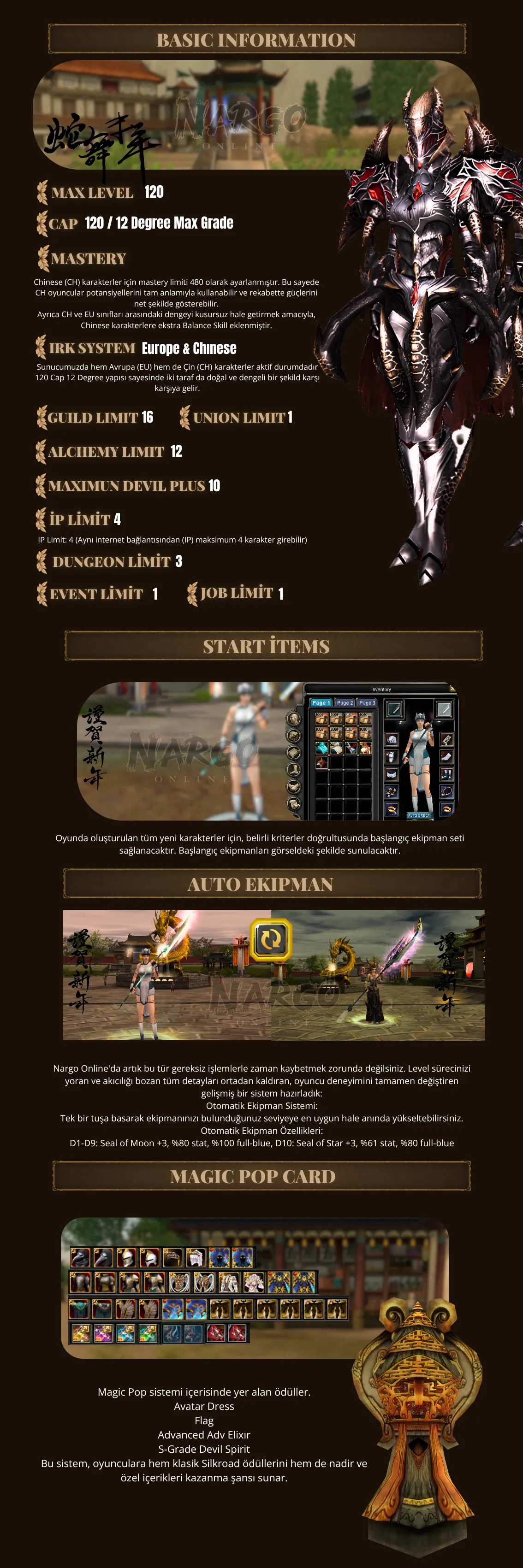 Nargo Online - 120 CAP | 12D | EU&CH | Oldschool - Upgrade Sistem | Drop & Box Sistem | Silk Sistem