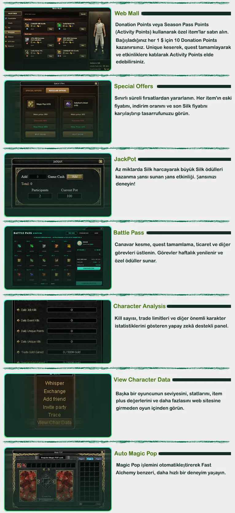 Arthur Online - 110 CAP | EU&CH | Equalized Etkinlikler | Uzun Ömürlü | Yeni Özellikler | 420.000TL Ödül Havuzu