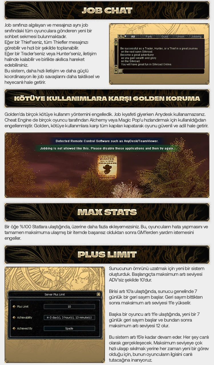 Golden Online - 80 Cap | Sadece CH | Zor Server