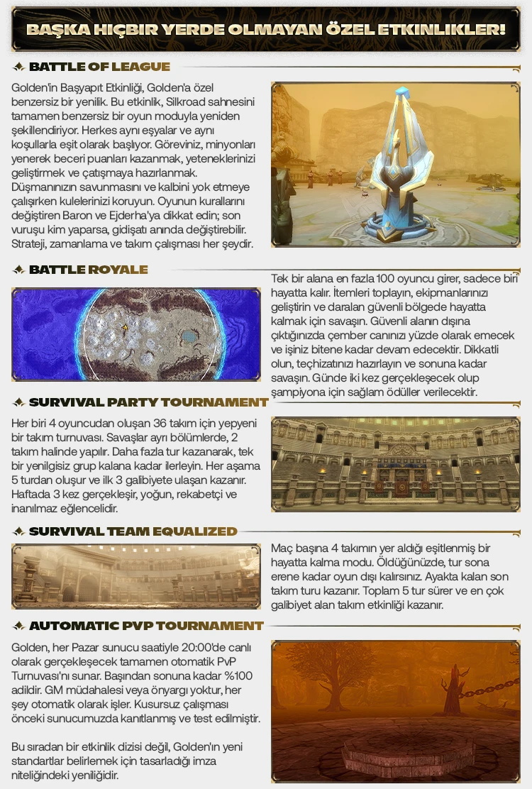 Golden Online - 80 Cap | Sadece CH | Zor Server