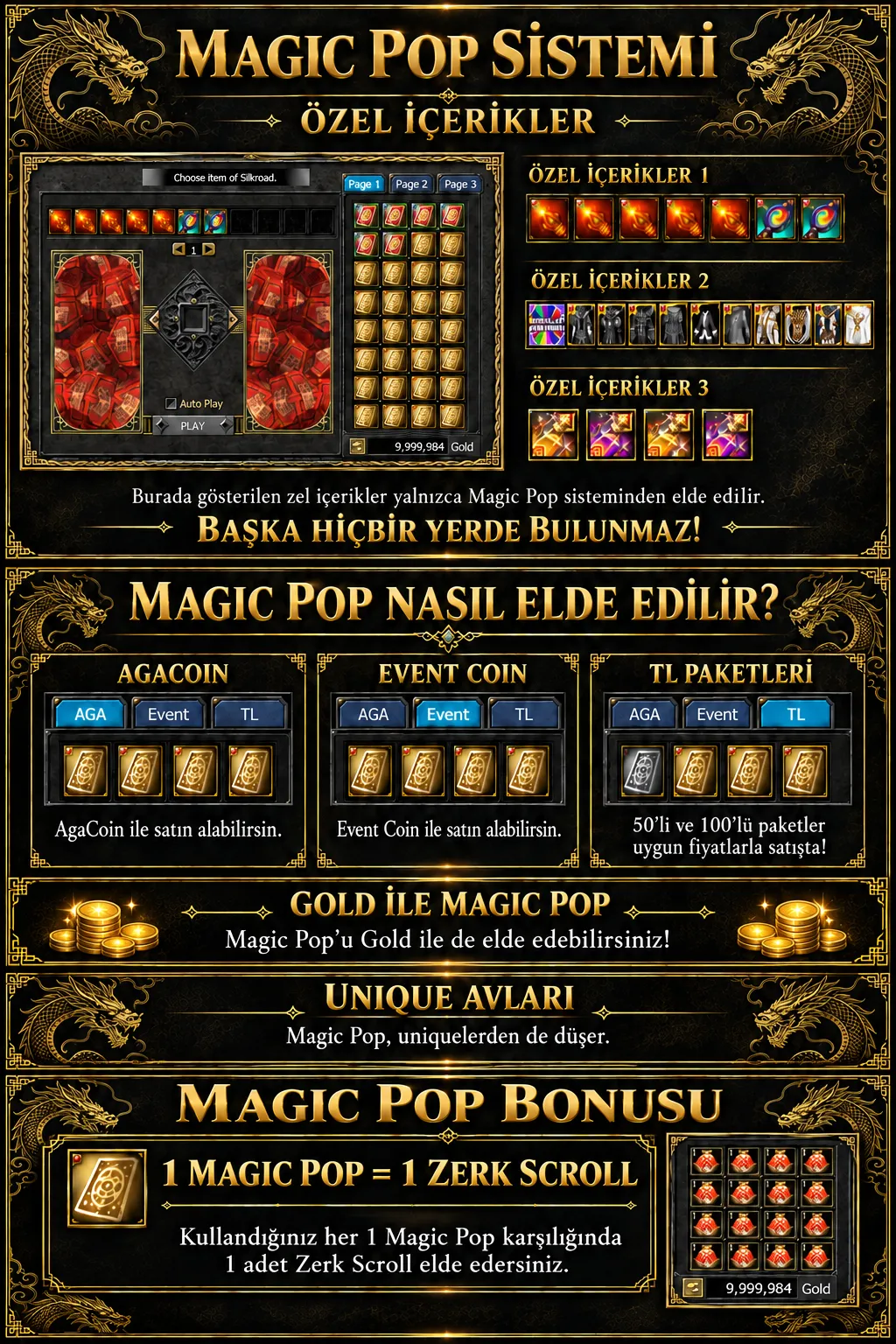 AGASRO - 120 CAP | EU&CH | PvP Server | Ücretsiz Premium, Godbless & Devil | Bol Etkinlik