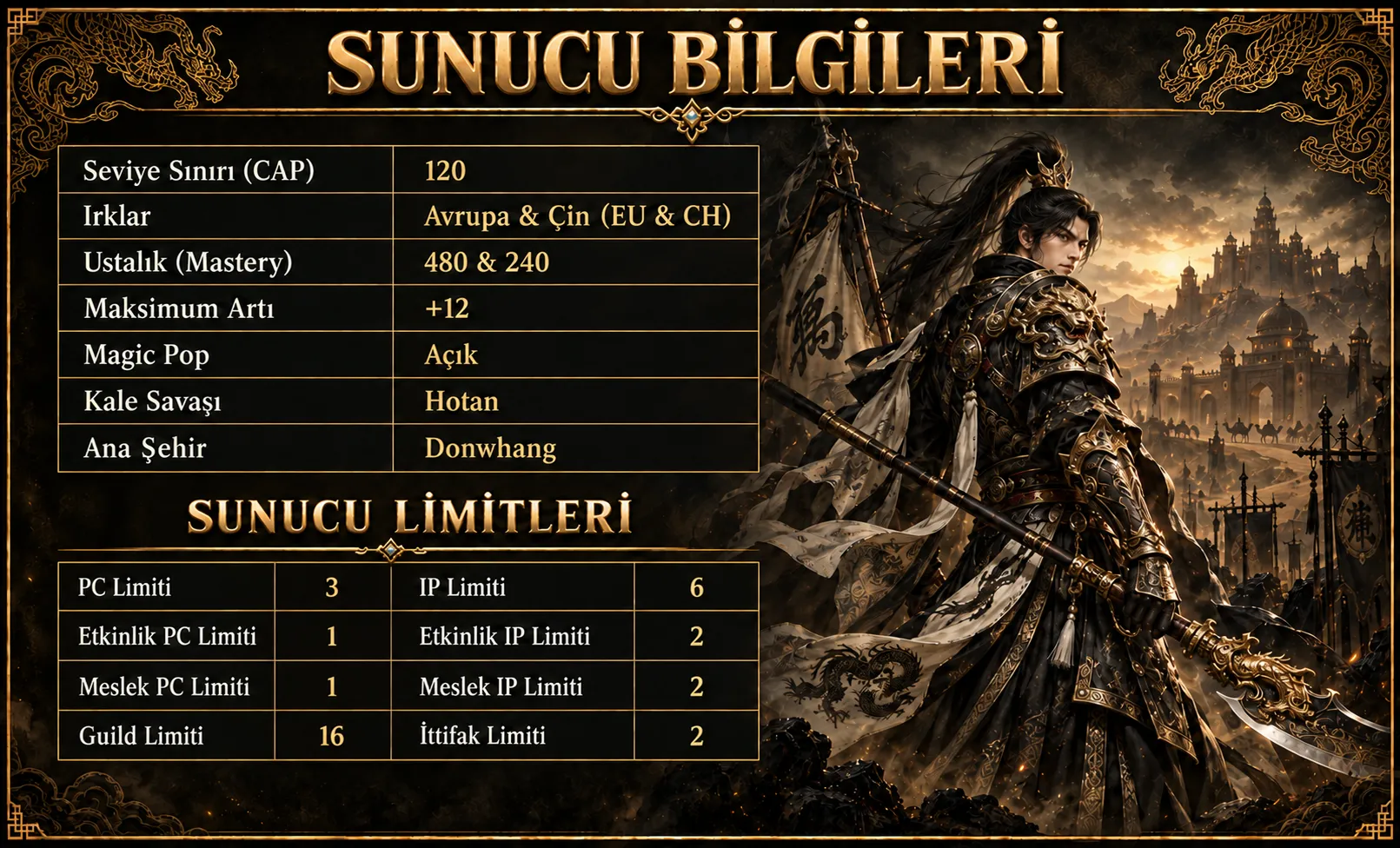 AGASRO - 120 CAP | EU&CH | PvP Server | Ücretsiz Premium, Godbless & Devil | Bol Etkinlik