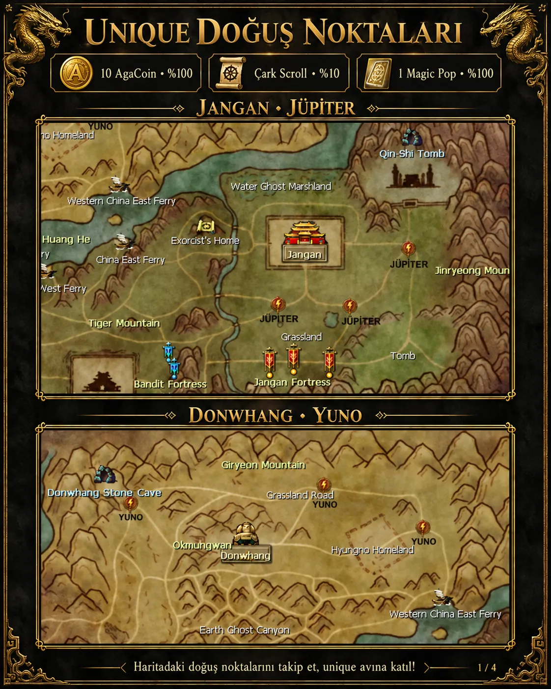 AGASRO - 120 CAP | EU&CH | PvP Server | Ücretsiz Premium, Godbless & Devil | Bol Etkinlik
