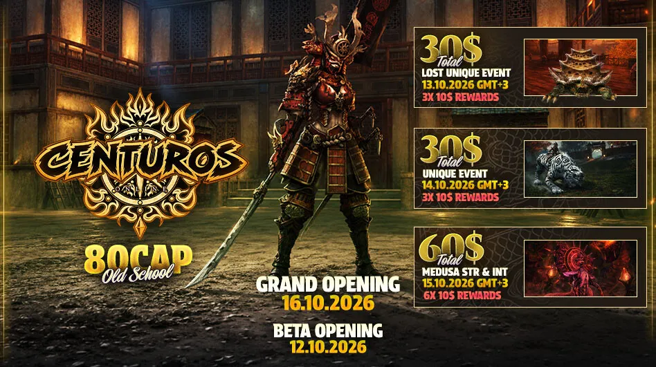 Centuros Online - 80 CAP | Drop Sistem | Görev Sistemi | No Pay - No Ingame | Battle Royale