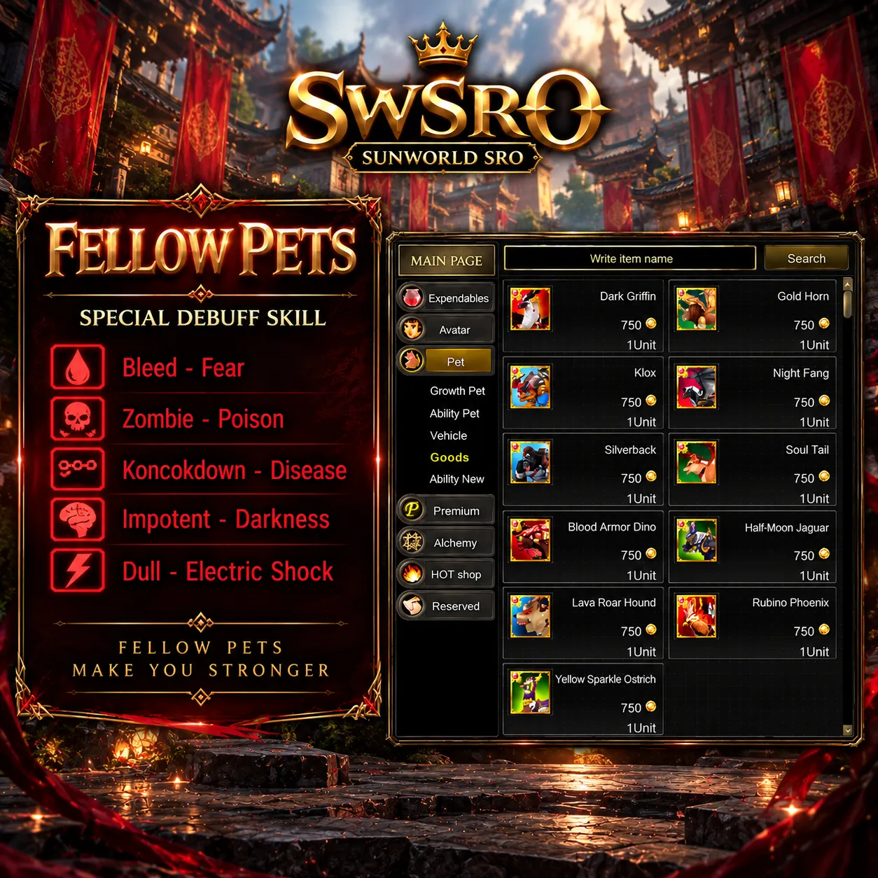 Sunworld Online - 100 CAP | Sadece CH | Drop Sistem | Yeni Dungeon