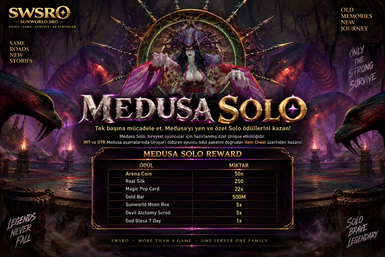 Sunworld Online - 100 CAP | Sadece CH | Drop Sistem | Yeni Dungeon