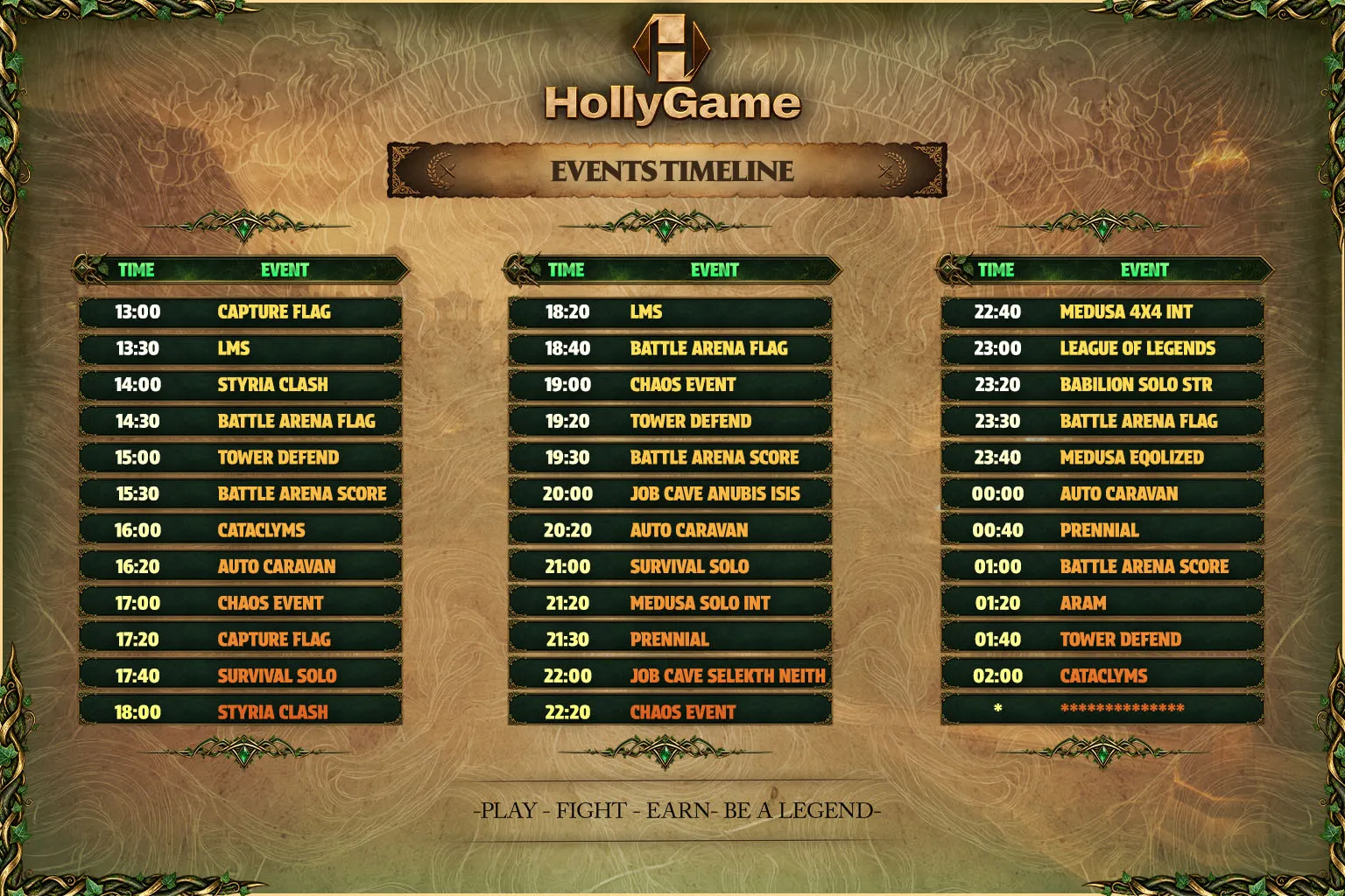 HollyGame - 100 CAP | Sadece CH | Macro Sistem | Auto Kervan | 1.000.000TL Ödül Havuzu