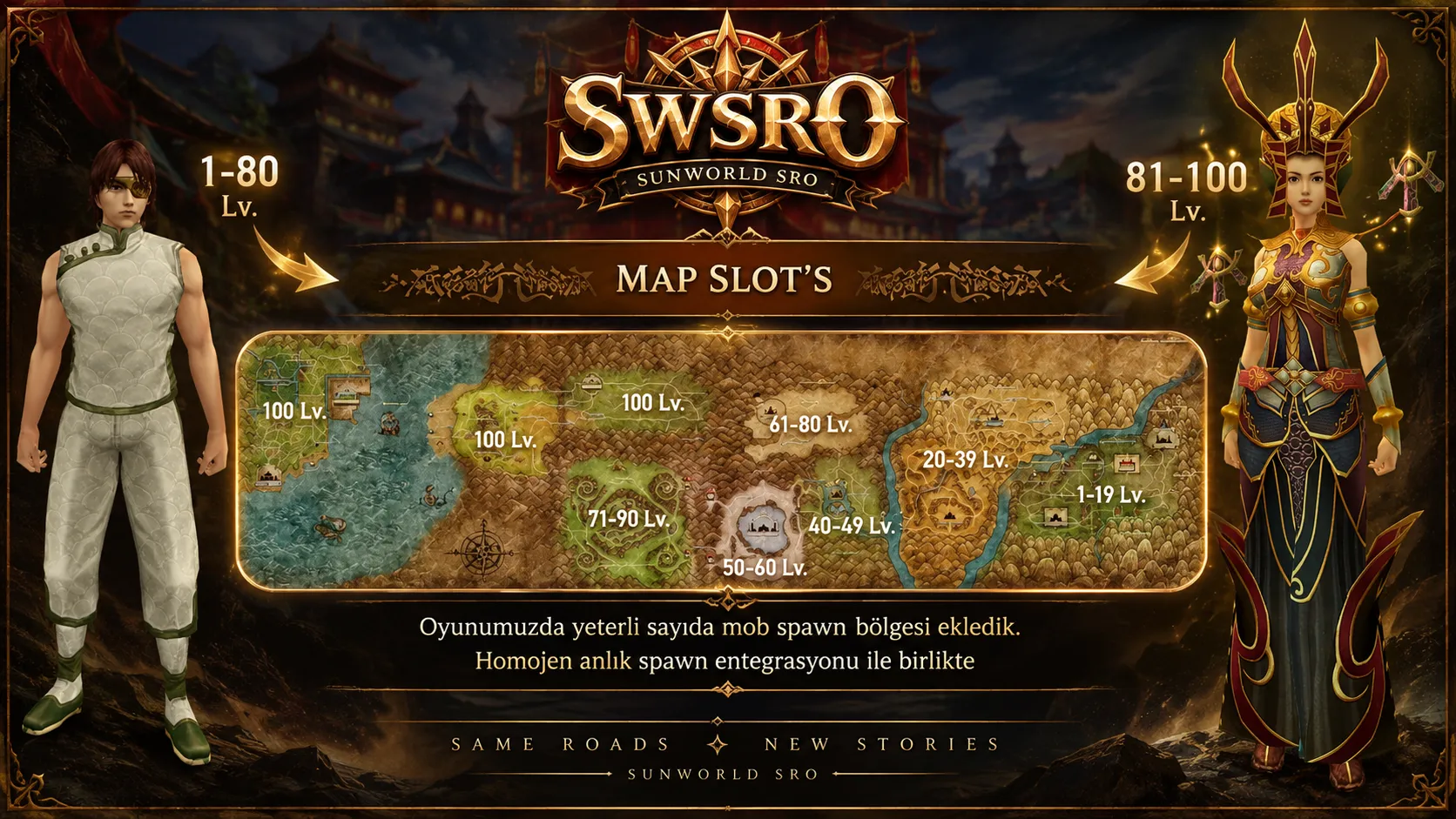 Sunworld Online - 100 CAP | Sadece CH | Drop Sistem | Yeni Dungeon