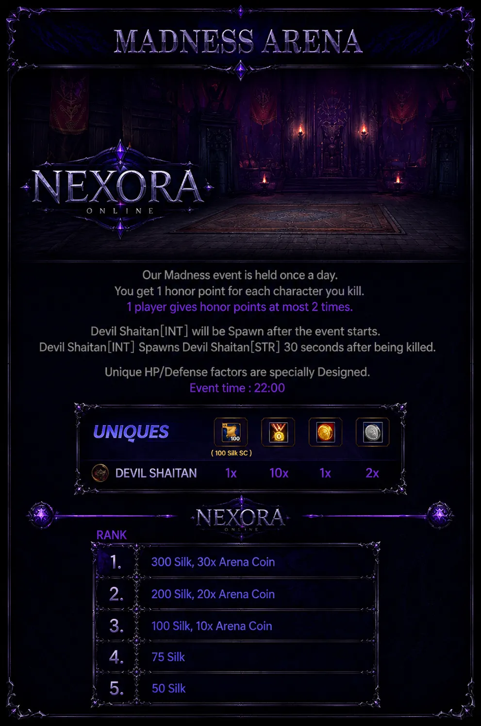 Nexora Online - 110 CAP | EU&CH | Silk & Drop Sistem | Job Tabanlı | Full Aktivite