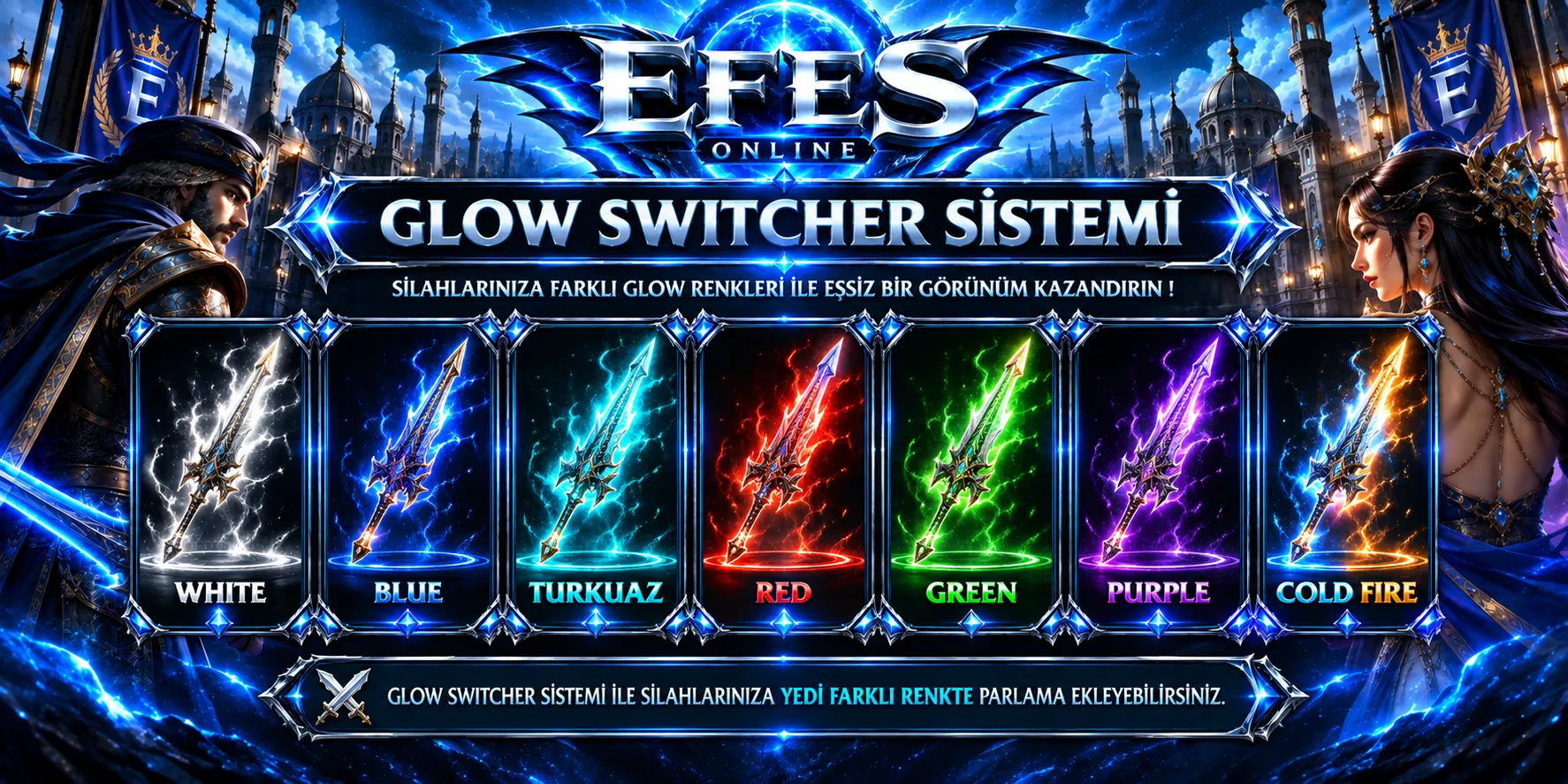 Efes Online - 120 CAP | EU&CH | 13-14-15 DG | Kolay PvP Server | 1 Gold