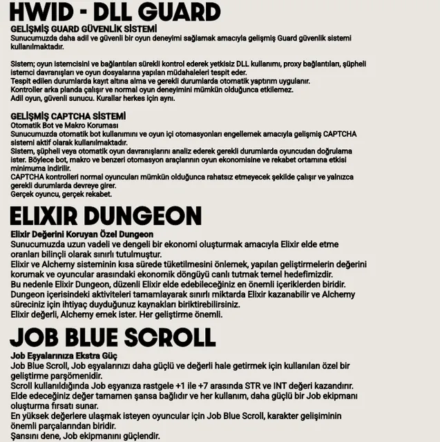 Hermes Online - 80 CAP | Sadece CH | Job Based | Adil Rekabet | DLL Guard & Captcha