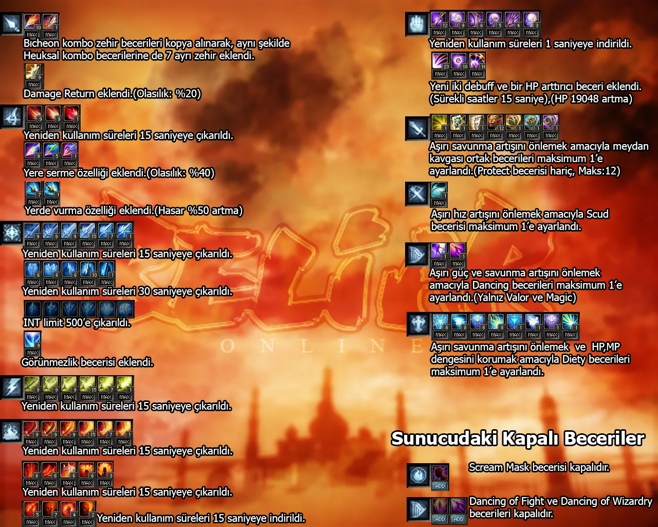 Beliar Online - 110 CAP | PvP | 11 DG | Coin Sistemi | 1 Gold NPC