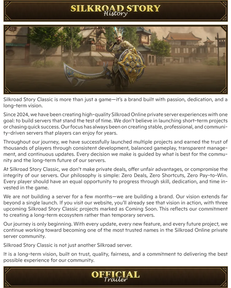 Silkroad Story Classic - 80 CAP | Only CH | Low Rates