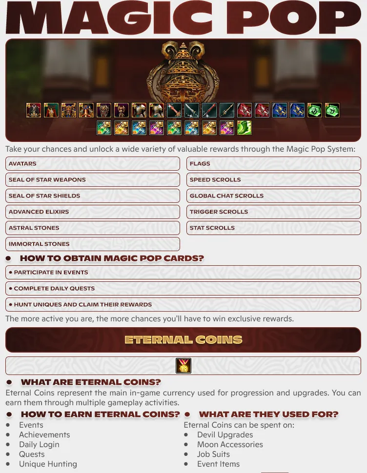 Eternal Online - 100 CAP Progressive | No Bots | Long-Term | Play2Win | EU&CH