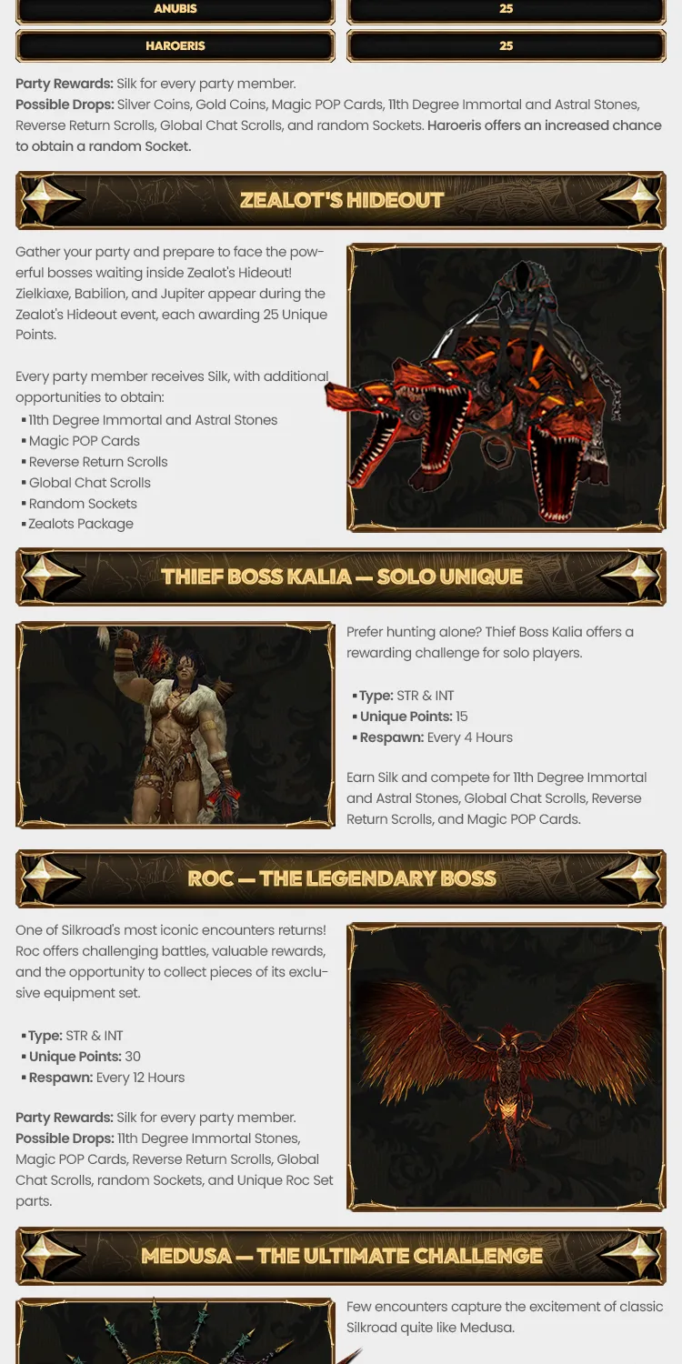 Silkroad Chronicle - 110 CAP | EU&CH | Classic Silkroad Experience | No Silk Scrolls | Open Market | Zerk Quests
