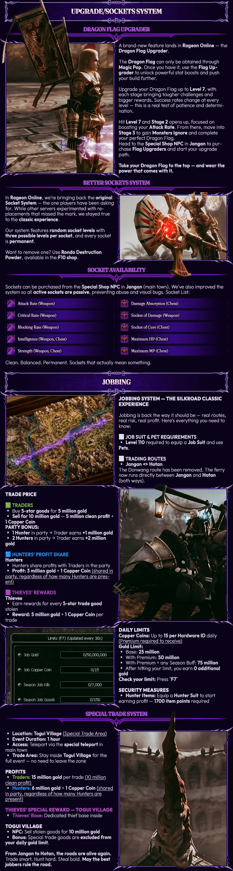 Rageon Online - 110 CAP | EU&CH | Exclusive Features | $20,000 Prize Pool