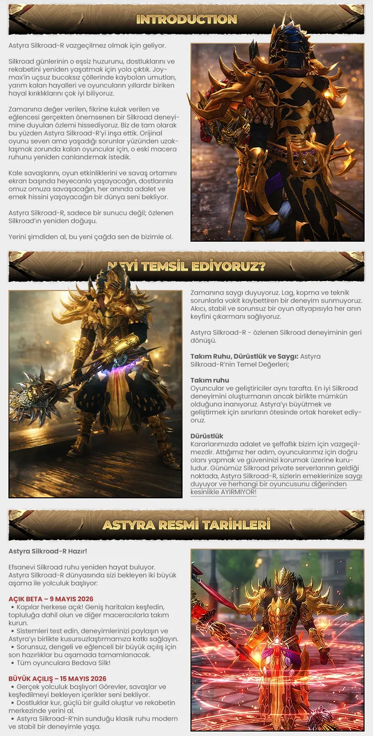 Astyra Silkroad-R - 140 CAP | Old & New Both Job Sistem | Ultimate