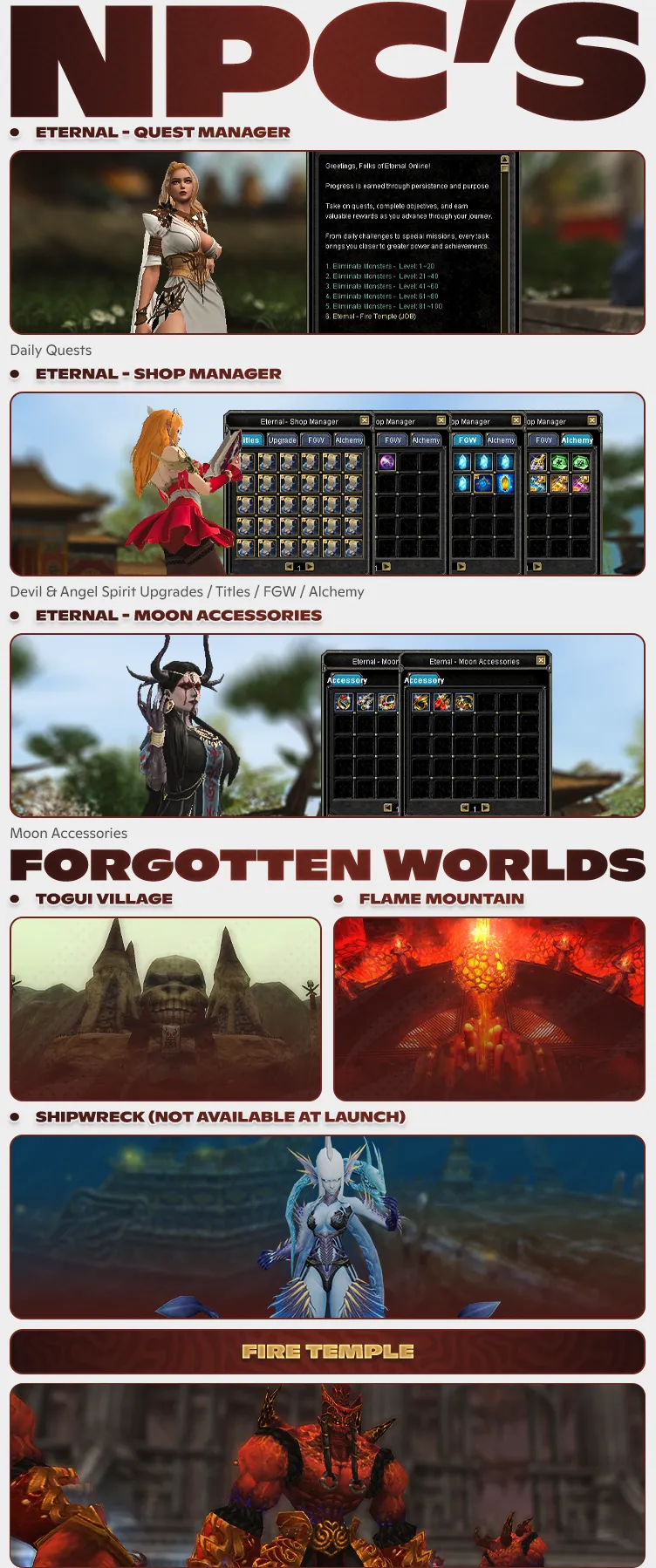 Eternal Online - 100 CAP Progressive | No Bots | Long-Term | Play2Win | EU&CH