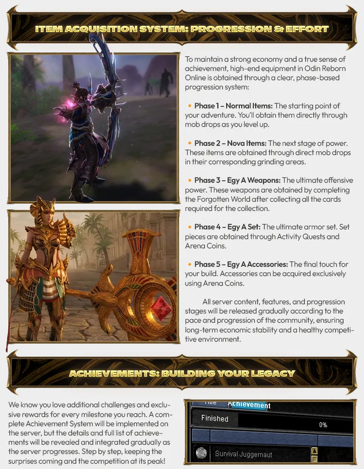 Odin-Reborn - 110 CAP | EU&CH | 110 Cap Upgrade