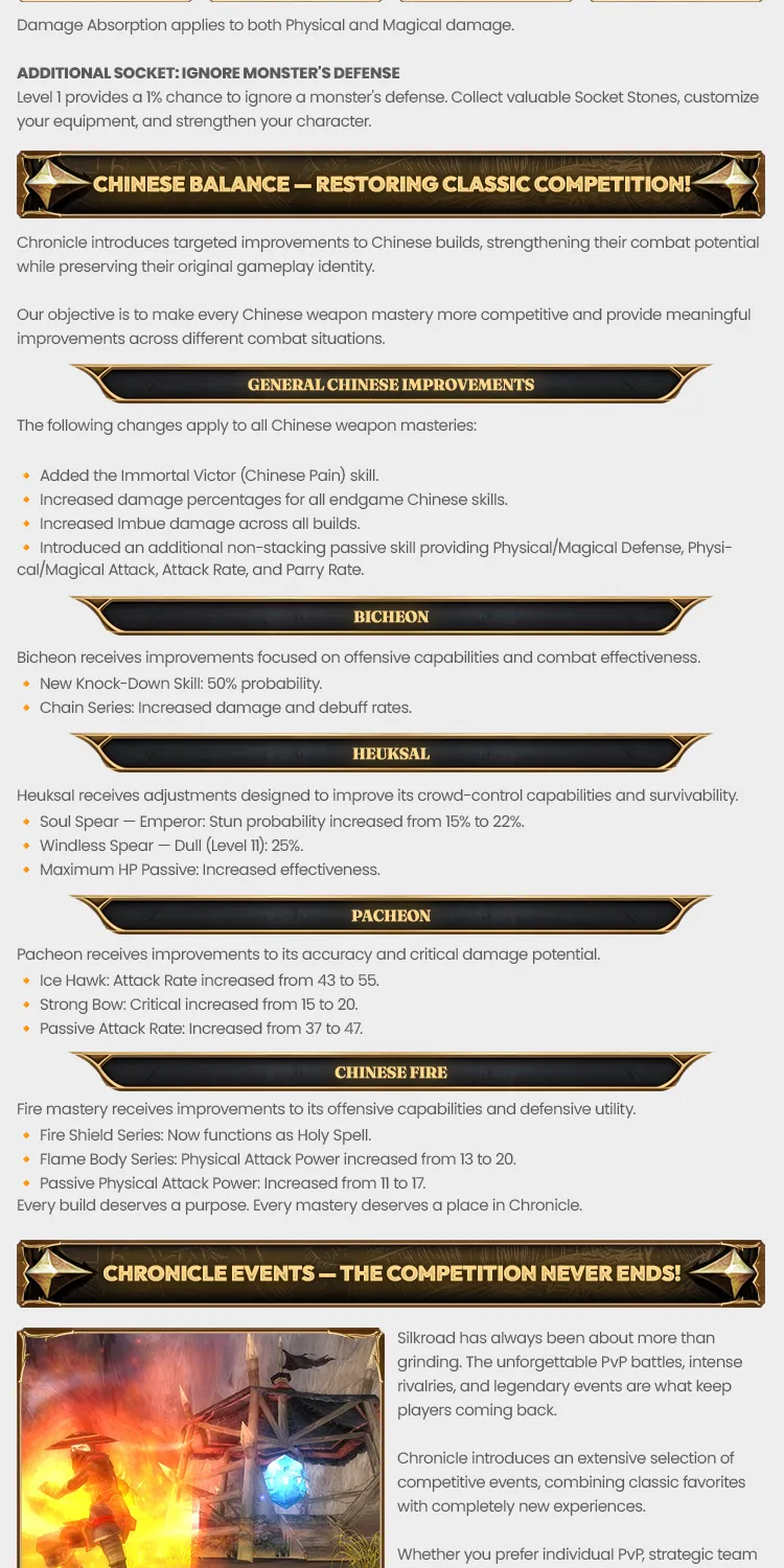 Silkroad Chronicle - 110 CAP | EU&CH | Classic Silkroad Experience | No Silk Scrolls | Open Market | Zerk Quests