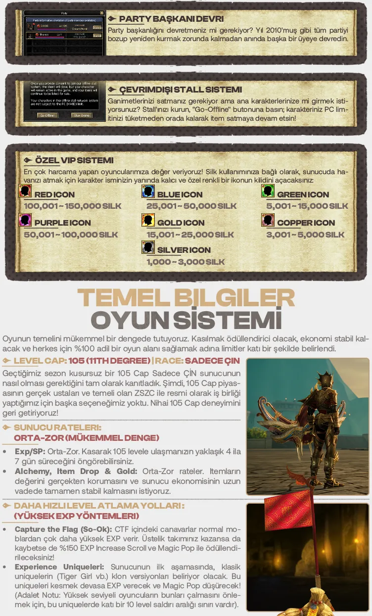 DreamWorld - 105 CAP | Sadece CH | Uzun Ömürlü | 50.000$ Ödül Havuzu