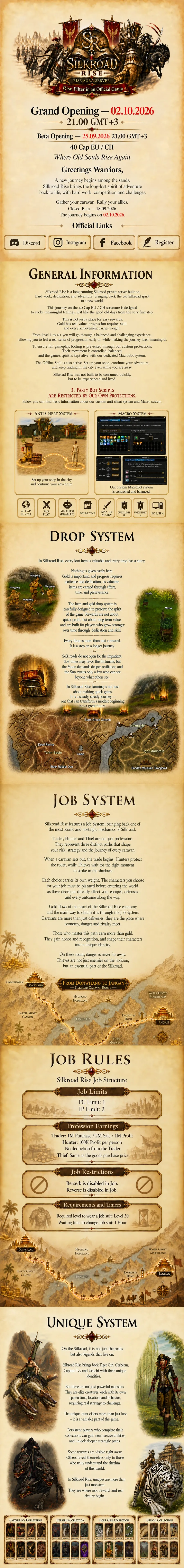 Silkroad Rise Aura - 40 CAP | EU&CH | Rise Filter Official Server