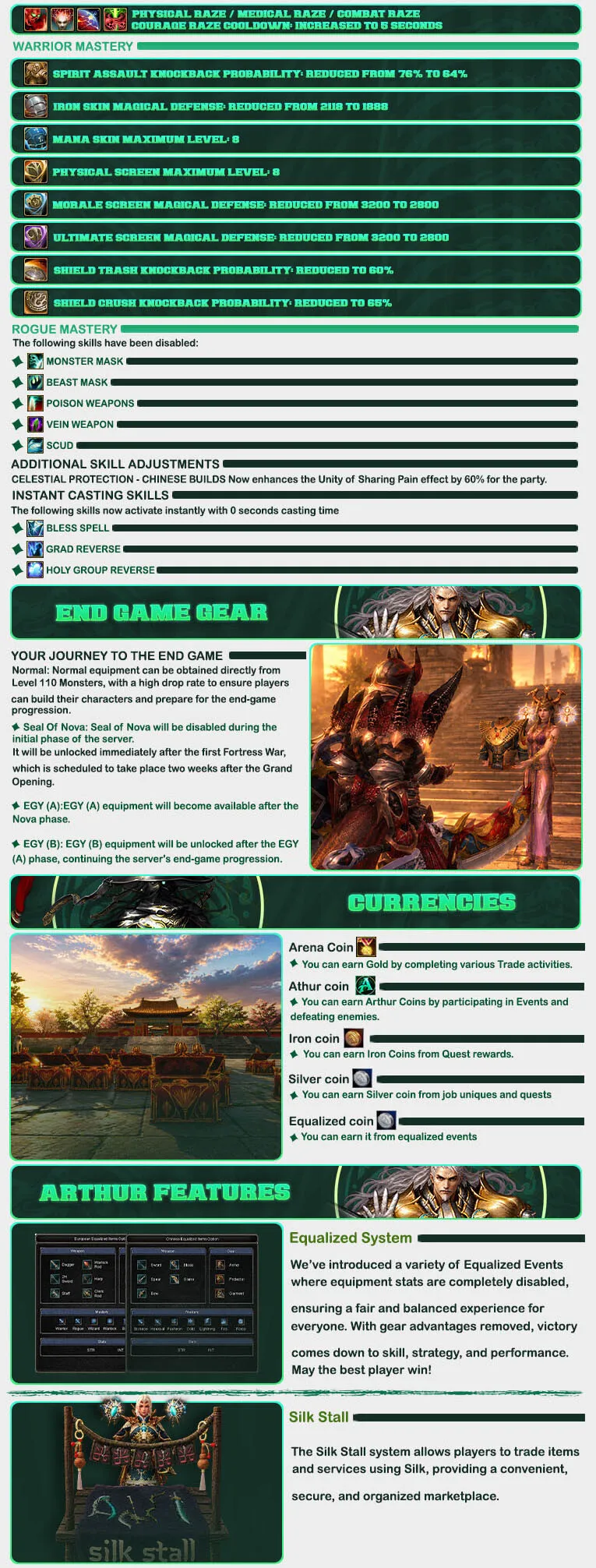 Arthur Online - 110 CAP | EU&CH | Equalized Events | Long-Term | New Features | $10,000 Prize Pool