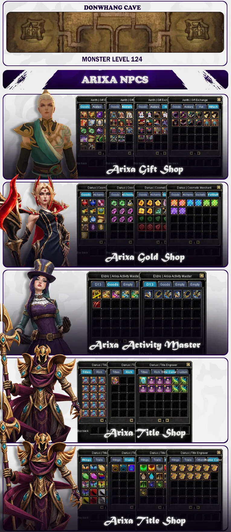 Arixa Online - 130 CAP | D13 | Activity System | FGW | Drop System | $1,500 Prize Pool