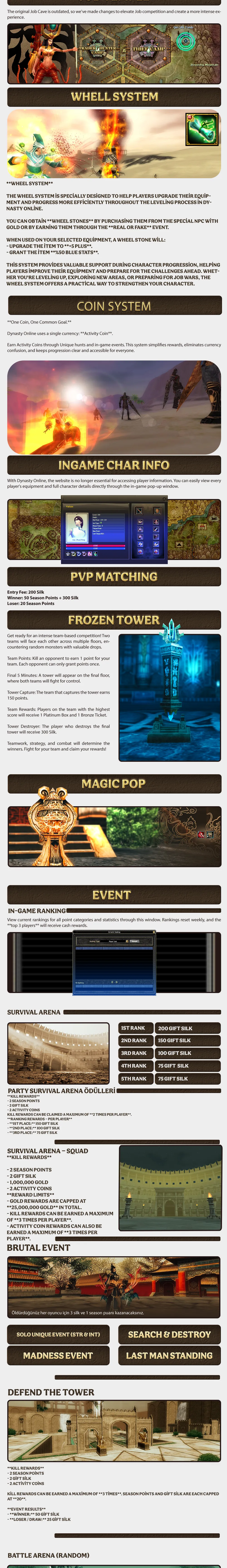 Dynasty Online - 100 CAP | Only CH | Macro | Offline Stall | Winter Event
