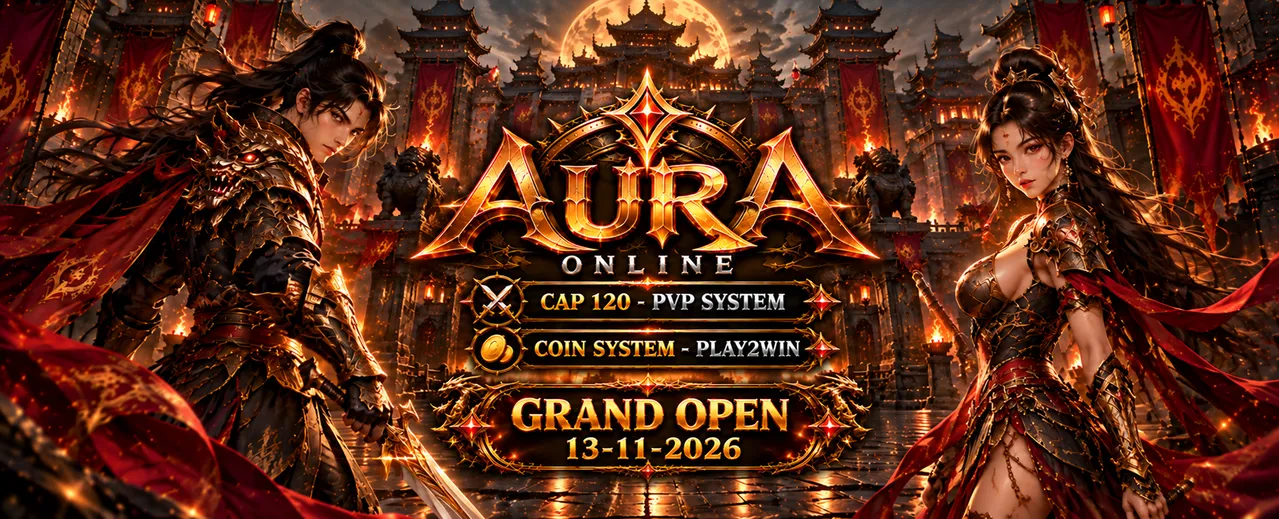 AURA Online - 120 CAP | PvP Sistemi | Coin Sistemi | Play2Win