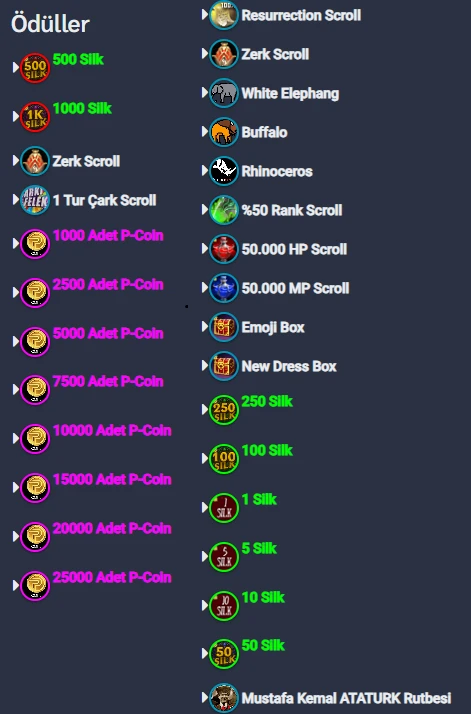 Gamex Online - 120 Cap | Max Degree : 19 | PvP Server | Coin Sistem | G.O : 04.11.2025